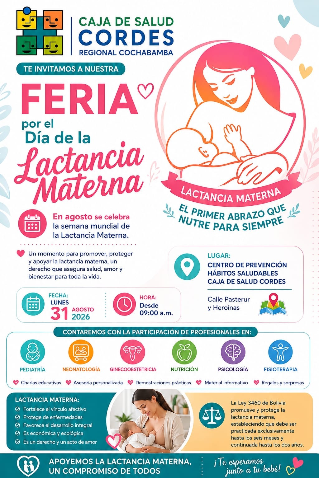Feria por el día de la Lactancia Materna 2026